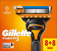 GILLETTE Rasierklingen, Fusion5, 16 St, Джилетт Сменные кассеты Fusion5 для мужской бритвы, 16 шт.