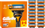 GILLETTE Rasierklingen, Fusion5, 16 St, Джилетт Сменные кассеты Fusion5 для мужской бритвы, 16 шт.