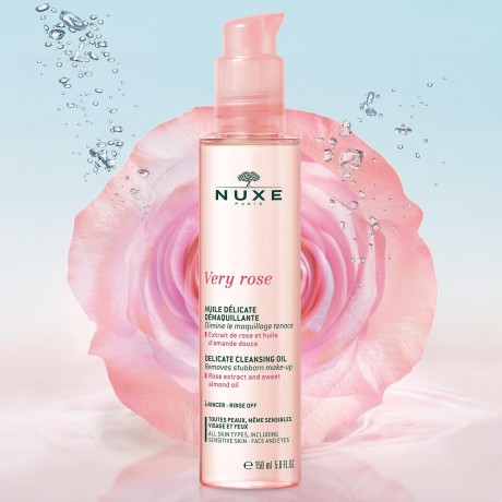 NUXE Very Rose Huile delicate demaquillante (Zartes Reinigungsol) Very Rose Huile Demaquillante Demaquillante (деликатное очищающее масло)