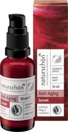 alverde NATURKOSMETIK Serum naturschön Anti-Aging Granatapfel, 30 ml Сыворотка для лица с гранатом