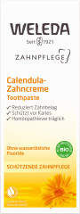 WELEDA ZAHNPFLEGE Calendula-Zahncreme, 75 ml, Зубная паста с календулой и фенхелем без ментола и водорастворимых фторидов, 75 мл