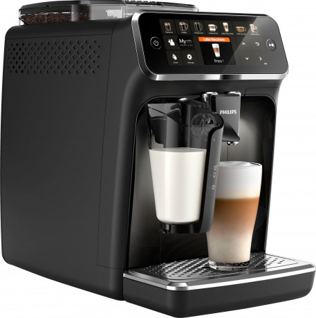 Philips Philips Kaffeevollautomat 5400 Series EP5441/50 LatteGo, fur 12 Kaffeespezialitaten und 4 Benutzerprofilen, mattschwarz Полностью автоматическая кофемашина Philips серии 5400 EP5441/50 LatteGo, для 12 видов кофе и 4 поьзовательских профилей, мато