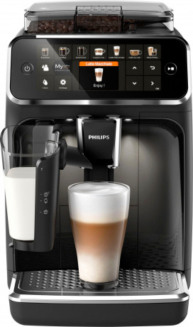 Philips Philips Kaffeevollautomat 5400 Series EP5441/50 LatteGo, fur 12 Kaffeespezialitaten und 4 Benutzerprofilen, mattschwarz Полностью автоматическая кофемашина Philips серии 5400 EP5441/50 LatteGo, для 12 видов кофе и 4 поьзовательских профилей, мато