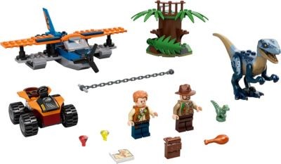 LEGO LEGO Jurassic World 75942 Velociraptor: Rettungsmission mit dem Doppeldecker LEGO Jurassic World 75942 Спасение велоцираптора-биплана