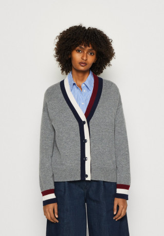 Tommy Hilfiger CARDIGAN Cardigan medium heather grey КАРДИГАН кардиган средний вересковый серый