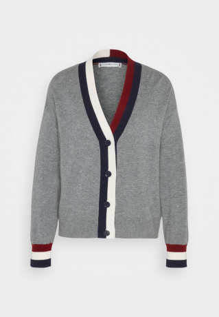 Tommy Hilfiger CARDIGAN Cardigan medium heather grey КАРДИГАН кардиган средний вересковый серый