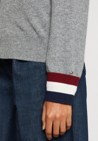 Tommy Hilfiger CARDIGAN Cardigan medium heather grey КАРДИГАН кардиган средний вересковый серый