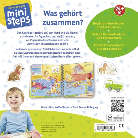 Ravensburger ministeps® Was gehort zusammen? ministeps® Что объединяет?