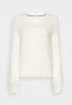 Tommy Hilfiger VISUAL TEXTURE SWEATER Jumper ecru СВИТЕР VISUAL TEXTURE Джемперы экрю