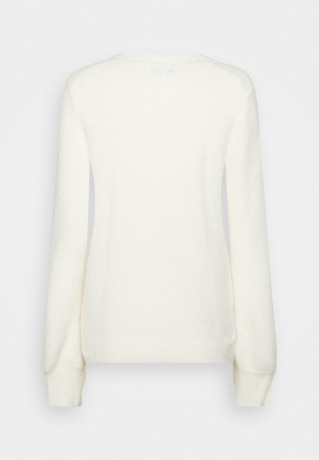 Tommy Hilfiger VISUAL TEXTURE SWEATER Jumper ecru СВИТЕР VISUAL TEXTURE Джемперы экрю