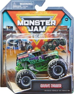 Spin Master Monster Jam Original Monster Jam Truck mit Stunt-Hindernis im Massstab 1:64 (Sortierung mit verschiedenen Designs Monster Jam Original Monster Jam Truck с трюковым препятствием в масштабе 1:64 (ассортимент с различными дизайнами)