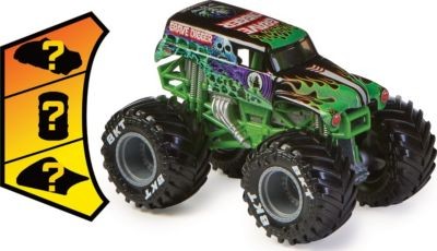 Spin Master Monster Jam Original Monster Jam Truck mit Stunt-Hindernis im Massstab 1:64 (Sortierung mit verschiedenen Designs Monster Jam Original Monster Jam Truck с трюковым препятствием в масштабе 1:64 (ассортимент с различными дизайнами)