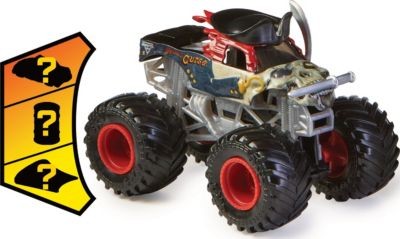 Spin Master Monster Jam Original Monster Jam Truck mit Stunt-Hindernis im Massstab 1:64 (Sortierung mit verschiedenen Designs Monster Jam Original Monster Jam Truck с трюковым препятствием в масштабе 1:64 (ассортимент с различными дизайнами)