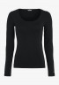 Tommy Hilfiger LANGARM Long sleeved top schwarz  LONG SLEEVE Топ с длинными рукавами черный