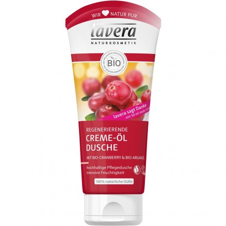 Lavera (Лавера) Bio-Cranberry & Bio-Arganol Regenerierende Creme-Ol Dusche, 200 мл