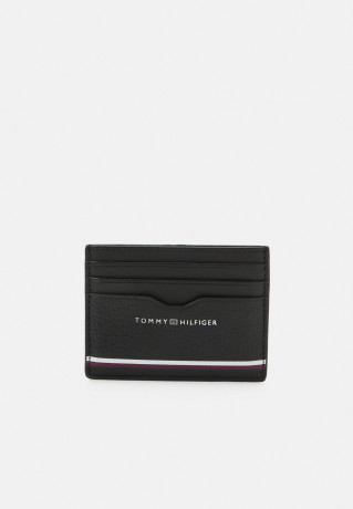 Tommy Hilfiger CENTRAL HOLDER UNISEX Wallet black ЦЕНТРАЛЬНЫЙ ДЕРЖАТЕЛЬ УНИСЕКС Бумажник черный