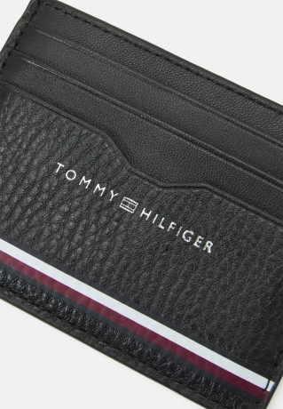 Tommy Hilfiger CENTRAL HOLDER UNISEX Wallet black ЦЕНТРАЛЬНЫЙ ДЕРЖАТЕЛЬ УНИСЕКС Бумажник черный