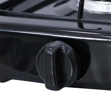 Melko Melko Gaskocher Gaskocher Campingkocher 1 flammig Gasherdplatte Camping Kochfeld, (1-St), Flamme stufenlos regulierbar durch Drehknopf  Газовая плита Melko, газовая плита, походная плита, 1 пламя, газовая плита, походная плита, (1 шт.), пламя плавно