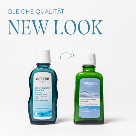 Weleda Organic Refreshing 2-in-1 Cleanser and Toner Оживляющий тоник для лица, 100 мл