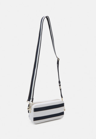 Tommy Hilfiger ICONIC TOMMY CAMERA BAG Across body bag breton stripes mix ICONIC TOMMY CAMERA BAG Сумка через плечо Сочетание бретонских полосок