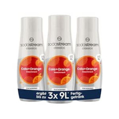 SodaStream Cola+Orange 440ml x 3stk, Сироп для напитков Кола-апельсин Набор 3 шт х 440 мл
