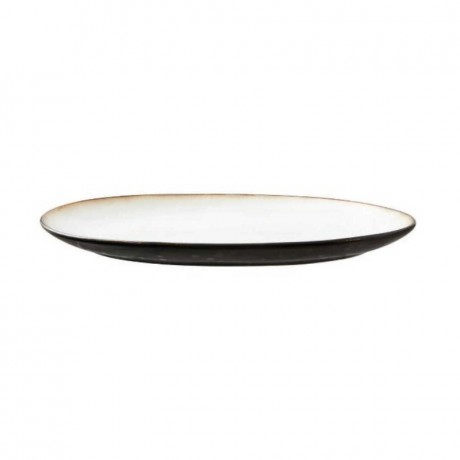 Bitz Bitz Gastro black / cream Platte oval 36x25 cm Блюдо Bitz Gastro черное/кремовое овальное 36x25 см