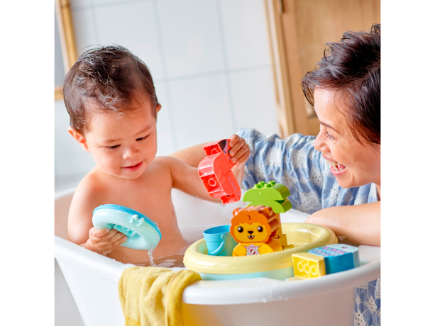 Lego Badewannenspass: Schwimmende Tierinsel Веселье в ванне: плавучий остров животных