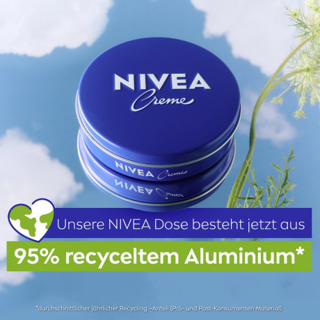 NIVEA Creme, 150 ml, Нивеа Классический крем в банке, пантенол и ланолин, глубокое питание, для всей семьи, 150 мл