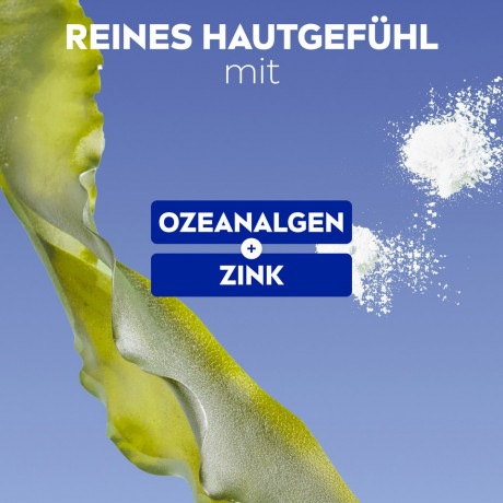 NIVEA Waschgel Klarend Ozeanalgen + Zink, 150 ml, Нивеа Гель для умывания очищающий, океанические водоросли и цинк, для жирной кожи, 150 мл