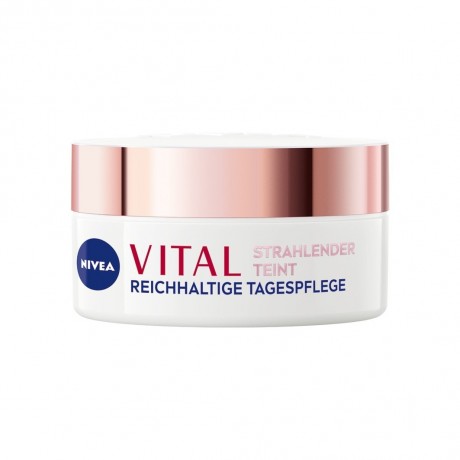 Nivea Vital Strahlender Teint Reichhaltige Tagespflege Яркий сияющий цвет лица Насыщенный дневной уход