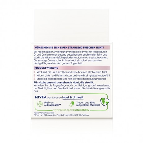 Nivea Vital Strahlender Teint Reichhaltige Tagespflege Яркий сияющий цвет лица Насыщенный дневной уход