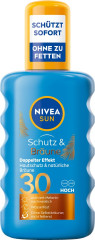 NIVEA SUN Schutz &amp; Braune Sonnenspray LSF 30, 200 ml, Нивеа Солнцезащитный спрей для загара, SPF 30, ускорение загара, водостойкий, 200 мл