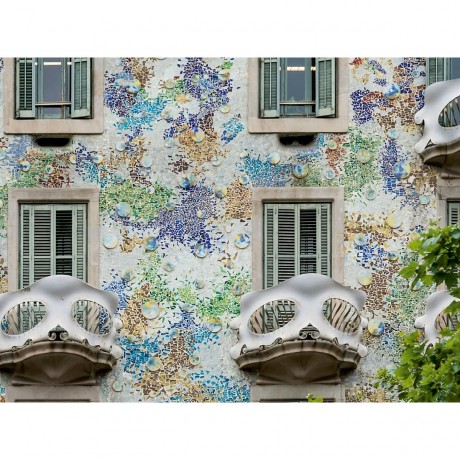 CALVENDO Puzzle CALVENDO Puzzle Fassade eines Hauses von Gaudi Пазл CALVENDO Puzzle Фасад дома Гауди