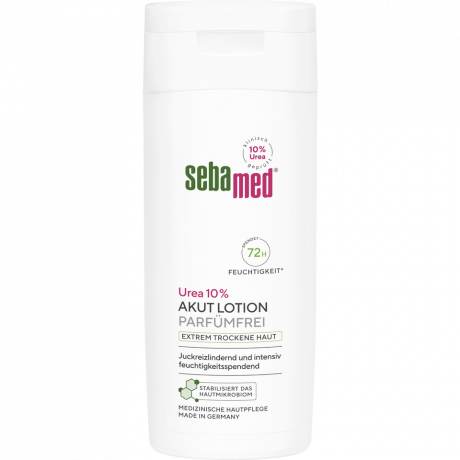 SEBAMED Akut Lotion Urea 10%, 200 ml, Себамед Лосьон для тела с мочевиной 10%, для очень сухой кожи, 200 мл