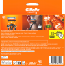 GILLETTE Rasierklingen, Fusion5, 18 St, Джилетт Сменные кассеты Fusion5 для мужской бритвы, 18 шт.
