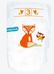 babylove Jumbo Pack Premium-Подгузники Размер midi 4-9kg, 2x46 stück, 92шт