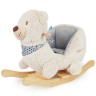 bieco Schaukelpferd Plusch Bar Schaukeltier 60 cm Baby Wippe Holz Spielzeug ab 9 M Schaukeltiere Лошадка-качалка Плюшевая перекладина Животное-качалка 60 см Детская качалка Деревянная игрушка от 9 м Животные-качалки