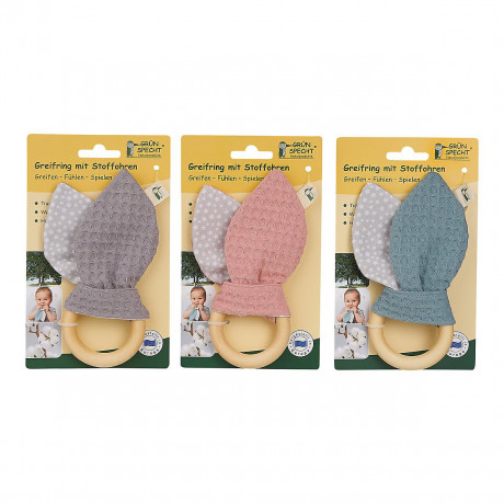 Grunspecht Greifring mit Stoffohren Хэндрим с тканевыми ушками