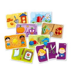 Montessori® Triple-Puzzles -Was kommt als nachstes? Тройные головоломки