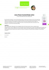 Krauterhaus Sanct Bernhardt Lotus Flower Scented Body Lotion, 250 мл