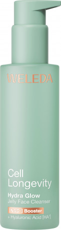 WELEDA Cell Longevity Hydra Glow Jelly Face Cleanser, 100 ml, Очищающий гель для лица Hydra Glow с гиалуроновой кислотой, 100 мл