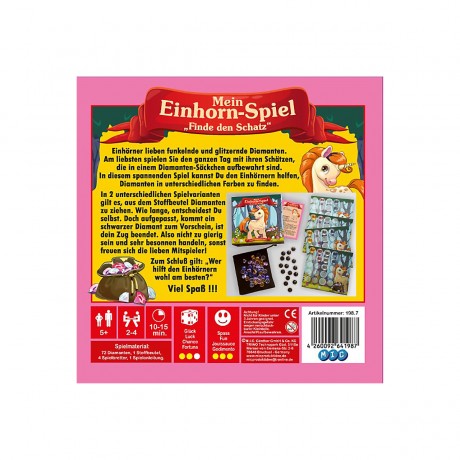 M.I.C. Marken. Ideen. Concepte. Mein Einhorn-Spiel Finde den Schatz Моя игра единорог найти сокровище