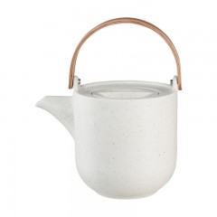 ASA SELECTION ASA Coppa Sencha Teekanne mit Edelstahlfilter und Holzgriff 0,60 L / h: 12 cm Заварочный чайник ASA Coppa Sencha с фильтром из нержавеющей стали и деревянной ручкой 0,60 л / высота: 12 см