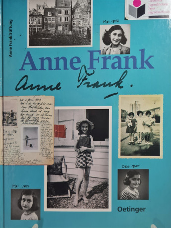 Букинистическая книга "Фонд Анны Франк", изд. Vetlag Freidrich Oetinger, на немецком языке, 22 х 29 см, 64 стр. с илл., Амстердам, 1993 год