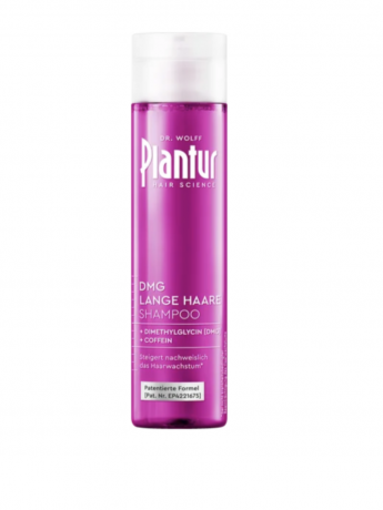Plantur DMG Lange Haare Shampoo, 250 ml, Шампунь с DMG и кофеином для поддержки роста длинных волос, 250 мл