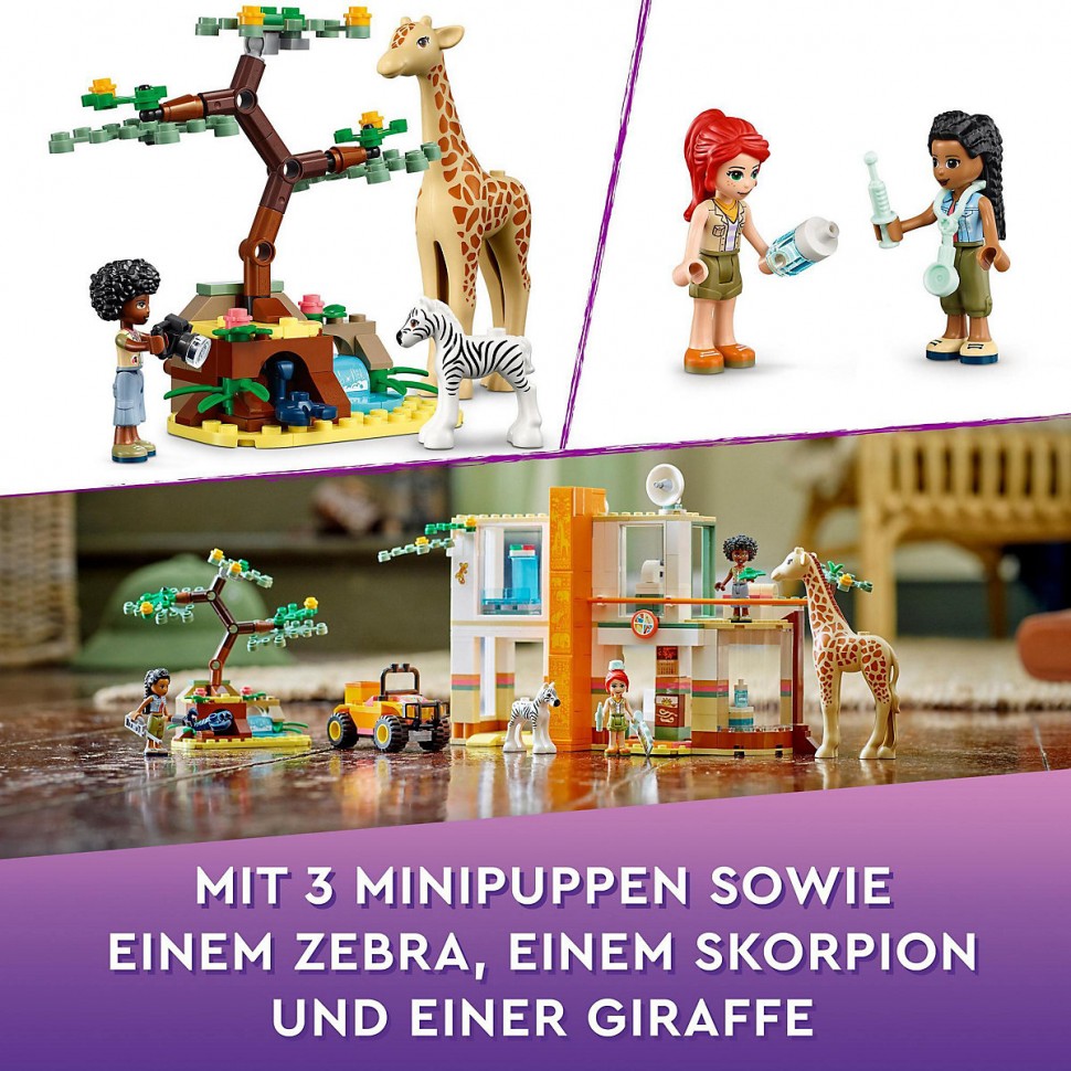 Купить LEGO Friends 41717 Mias Tierrettungsmission ЛЕГО Спасение дикой  природы Мии в интернет-магазине Diskontshop.eu Германия всего за 8 149 руб.  в