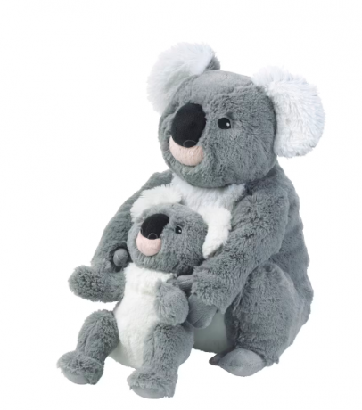 Ikea SOTAST Stofftier 2er-Set, Koala/grau, Икеа СОТАСТ Мягкая игрушка, 2 штуки коала/серый, 35 см и 23 см, оригинал, Германия