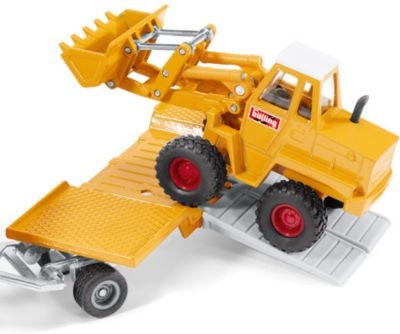 SIKU SIKU Super 4117 Mercedes-Benz 710 mit Kramer 411 Radlader Bolling 1:50 SIKU Super 4117 Mercedes-Benz 710 с фронтальным погрузчиком Kramer 411 Bolling 1:50
