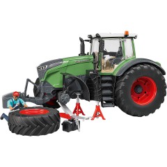 Bruder Fendt 1050 Vario mit Mechaniker und Werkstattausstattung 1:16 Fendt 1050 Vario с механикой и оборудованием для мастерских 1:16