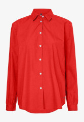 Tommy Hilfiger LANGARM Button-down blouse red LONG SLEEVE Блузка на пуговицах красный